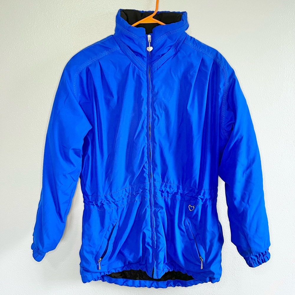 [Obermeyer] Vintage Blue Zip Up Ski Coat- Women’s Size 10